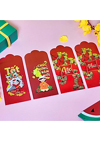 Bộ 5 Bao Lì Xì Tết - FAHASA 03 - Chúc Mừng Năm Mới
