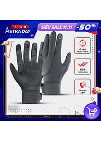 Găng tay giữ ấm mùa đông chống gió, kháng nước mưa Rhino G102 Bao tay thể thao cảm ứng điện thoại, găng tay đi xe máy, xe đạp lót nỉ cho nam nữ, bảo hộ đi phượt