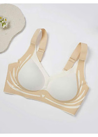 Áo lót nữ su đúc không đường may nâng ngực cài sau 4 móc 2837