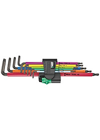 Bộ hoa thị dài nhiều màu sắc (không lỗ) 967/9 TX XL Multicolour 1 Wera 05024480001