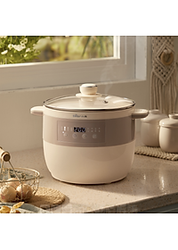 Nồi Chưng Yến, Nồi Hầm Kho Đa Năng, Nồi Nấu Chậm BEAR DDZ-B25Q3 Bản Tiếng Anh 5 Trong 1 BEAR Dung Tích 2.5 Lít Công Suất 400 W - Hàng Chính Hãng