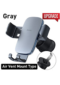 Kẹp Điện Thoại Giá Đỡ Điện Thoại Trên Ô Tô Xe Hơi Gắn Cửa Gió Baseus Metal Age II Sang Trọng Hiện Đại - Hàng Chính Hãng