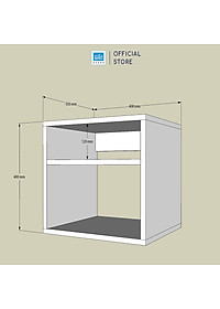 Kệ Đầu Giường Đơn Giản Mà Đẹp SIB Decor KDG13
