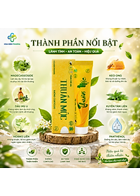 Combo 5 tuýp kem bôi da thuần mộc trị hăm chàm sữa mụn nhọt Thanh Mộc Hương 16g