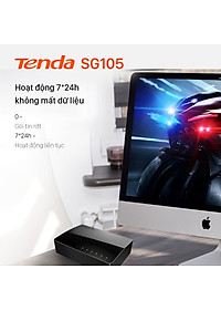 Bộ chia mạng Switch Tenda SG105 5 cổng Gigabit - Hàng Chính Hãng