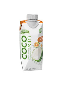 Thùng 12 Hộp Nước Dừa Cocoxim Tắc (330ml x12 Hộp)