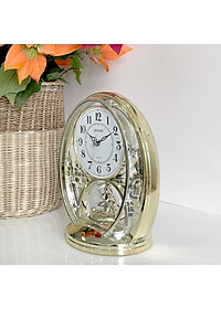 Đồng Hồ Để Bàn Rhythm 4SG768WR18 - Vàng (20.8 x 25.5 x 13.7 cm)