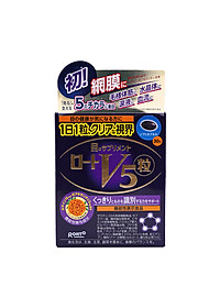 Viên hỗ trợ sáng mắt Rhoto Lutein V5 Nhật Bản (Hộp 30 viên)