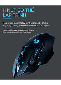 Chuột game không dây Lightspeed Logitech G502 - Hàng chính hãng