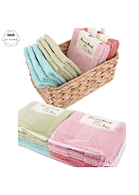 Bộ 3 khăn mặt xuất Nhật tặng kèm 1 khăn tắm mềm mịn ( giao mầu ngẫu nhiên )