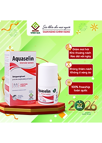 (+5ml FREE) Lăn khử mùi dành cho nữ Aquaselin 50ml (loại mạnh)