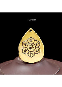 Dây chuyền mặt Phật Bản Mệnh hoa sen bằng đồng - MV02