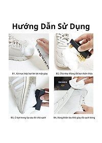Chai Xịt Bọt Tuyết Vệ Sinh Giày Dép Tẩy Trắng Cao Cấp SNOKER Giặt Khô Siêu Tốc Bảo Vệ Giày Snoker Thể Thao Khỏi Bị Ố Vàng, Phai Màu 