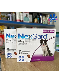 Viên nhai Nexgard trị ve rận, bọ chét cho chó (1 viên) - 4-10kg