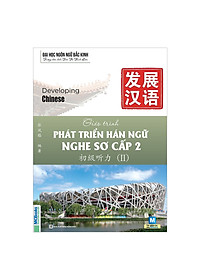 Combo Bộ 2 Cuốn Giáo Trình Phát Triển Hán Ngữ Nghe Sơ Cấp Tập 1 + Tập 2 ( tặng kèm bookmark )