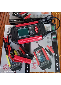 Hàng Nhật: Bộ Sạc Và Test Bình Ắc Quy Thông Minh 2IN1 FOXSUR 12V Công Nghệ Hiện Đại