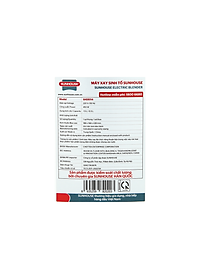 Máy xay sinh tố SUNHOUSE SHD5114 - Hàng chính hãng