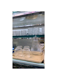 Bình đựng nươc uống thủy tinh chịu nhiệt lên tới 400 độ c cao cấp dáng bầu