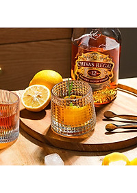 Bộ 6 Cốc Thuỷ Tinh, Ly Thuỷ Tinh Đế Lồi Xoay 360 Độ Cao Cấp Nhiều Họa Tiết Sang Trọng