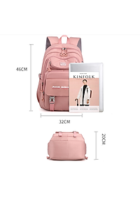 Balo nữ sinh đi học không thấm nước cao cấp phong cách hàn quốc 15.6"