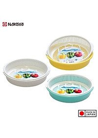 Bộ khay đựng rau củ tròn Nakaya 1.8L - Hàng nội địa Nhật Bản nhập khẩu chính hãng