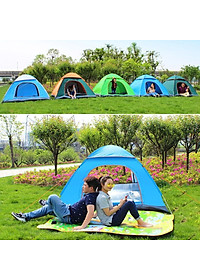 Lều cắm trại 2 người với 2 cửa 2 lớp chống nắng hiệu quả loại bung tự động cao cấp