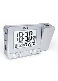 Đồng Hồ Báo Thức Kỹ Thuật Số Màn Hình Lcd Đa Chức Năng Xoay Được