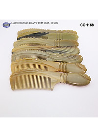 Lược sừng dáng cổ điển VIP cỡ lớn (Size: XXL - 23cm) COH168 - Lược sừng xuất Nhật - Chăm sóc tóc