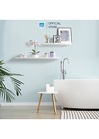 [Mua 3 giảm 15%] Kệ Ngang Rộng 20cm, Dài 40/60/80cm, Thanh Gỗ 17mm Decor Trang Trí Treo Tường KT003