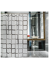 Rèm Phòng Tắm, Rèm Cửa Chống Thấm Nước và Chống Nấm Mốc (Kèm móc)