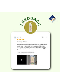 Nước Tẩy Bồn Cầu Hữu Cơ Diệt Khuẩn ECOCARE 1L Hương Cam Bạc Hà Thơm Mát, Chai Tẩy Rửa Nhà Vệ Sinh Siêu Sạch