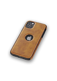 Ốp lưng da cao cấp dành cho iPhone 11 Pro - Màu nâu