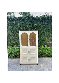 Tủ Quần Áo Gấp Gọn Nubie Có Ngăn Treo Trẻ Em, Đựng Đồ Đa Năng Thông Minh, Tháo Lắp Dễ Dàng, Nhựa PP