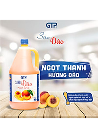 Siro Đào GTP - Chuyên dùng pha chế: Trà sữa, Trà trái cây, Cocktail, Mocktail…