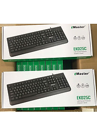 Bàn phím có dây Tiếng Hoa eMaster EKD25C - Hàng chính hãng