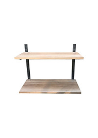 Kệ gỗ SMLIFE Railshelf 30x60cm - Phụ Kiện Thành Phần Để Lắp Hệ Kệ Ray Tường Railshelf