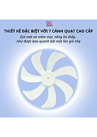 Quạt đứng điện tử có điều khiễn từ xa, hẹn giờ Mitomo FCE-60AEV, công suất 60W, động cơ dây đồng - Bảo hành 2 năm hàng chính hãng