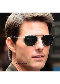 Kính râm, Kính mát Nam Nữ Cơn Ao Tròng Thủy Tinh Cao Cấp Chống Nắng, Chống Lóa UV + Tặng Fullbox Phụ Kiện