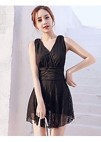 Đồ Bơi Nữ Một Mảnh Phối Ren Dễ Thương ATI11 MAYHOMES Cute Women's One Piece Swimsuit