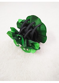 Kẹp tóc hoa đính pha lê ngọc