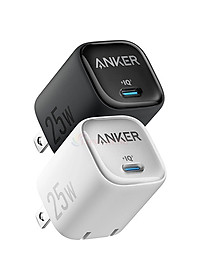 Cốc sạc Anker Zolo 1Type-C 25W PIQ 3.0 A2656 - Hàng chính hãng