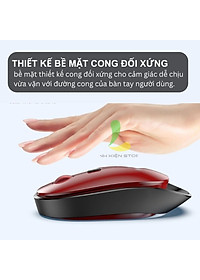 Chuột máy tính không dây XUNFOX XYH60 - Chuột gaming công nghệ truyền dẫn không dây 2.4GHz, DPI 1600 ấn tượng - Hàng nhập khẩu