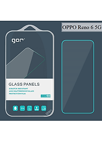 Kính Cường Lực Gor Cho OPPO Reno 6 5G/ Reno 6Z 5G Trong Suốt Vuốt Mượt, Fullbox ( 2 Kính ) - Hàng Nhập Khẩu.