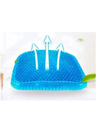 Đệm lót ghế ngồi văn phòng, ô tô xe hơi, xe máy dạng gel 3D silicon chống đau mỏi ê mông - Nệm ngồi mùa hè 2 mặt cực mát, thông thoáng chống nóng bí