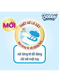 Khăn Ướt Em Bé Bobby Không Mùi Gói 100 Miếng