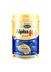 HỘP SỮA BỘT VINAMILK DIELAC ALPHA GOLD IQ 2 900G (CHO TRẺ TỪ 6 - 12 THÁNG TUỔI)