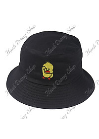 Nón tai bèo con vịt màu vàng Yellow Duck, vành rộng 6.5cm, chất vải kaki 2 lớp - Hạnh Dương