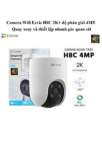 Camera Wifi EZVIZ H8C 4MP 2K, Quay Quét 360 Độ, Đàm Thoại 2 Chiều, Ghi Hình Màu Ban Đêm- Hàng Chính Hãng
