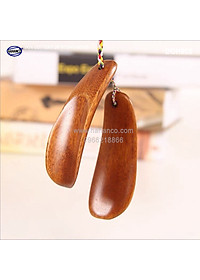 Đón giày Gỗ Hương/Gõ đỏ vân gỗ đẹp, có thể bỏ túi tiện dụng (DGH905) hàng xuất khẩu, kiểu dáng nhỏ gọn - HAHANCO