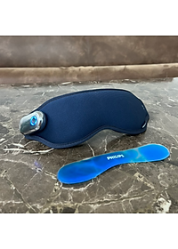 Máy massage mắt nóng và lạnh công nghệ 3Dsuit và VibWave. Thương hiệu Philips Hà Lan cao cấp PPM3101E - Dung lượng pin: 600mAh - HÀNG NHẬP KHẨU